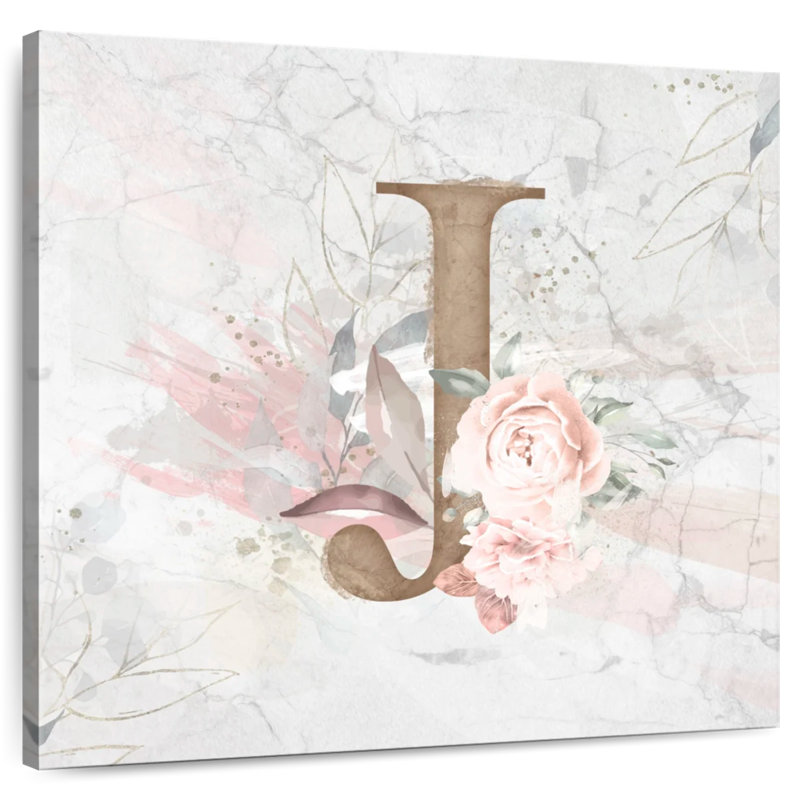 Tergel Floral Letter J