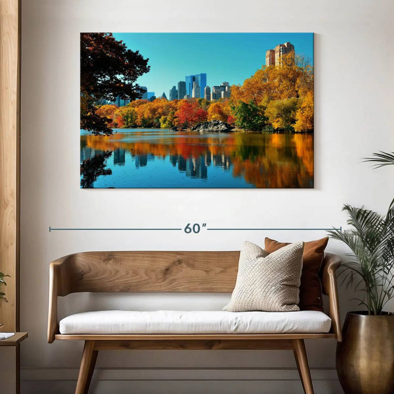 Rorry Central Park In Fall, 32" H x 48" W