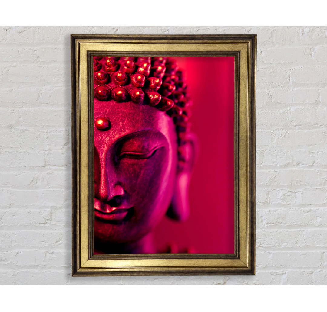 Buddha Face - Einzelner Bilderrahmen Kunstdrucke