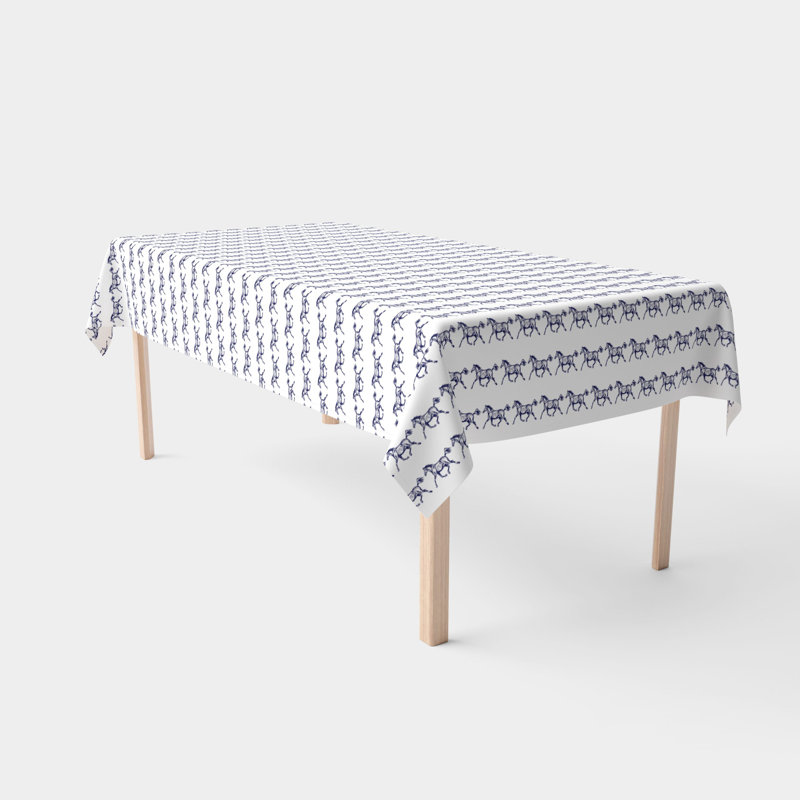 Strother Geometric Tablecloth, 120" L x 60" W