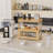 Bamboo Bread Box With Double Layer & 4 Sides Clear Window
