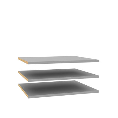 Aaiden 97.9cm W Metal Height -Adjustable Add-On Unit