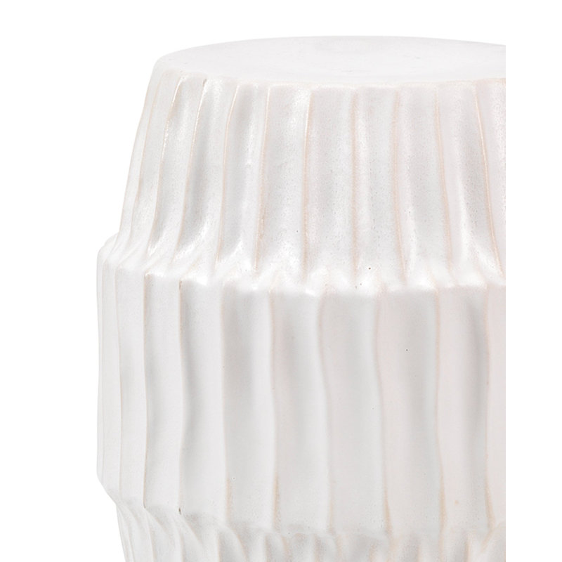 Algae End Table, White Ombre