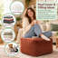 Upholstered Velvet Storage Pouf