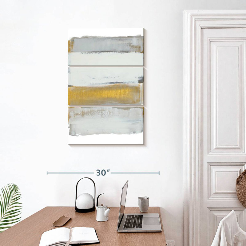 Avery nuances de gris doré, H 32 po x l 20 po