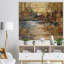 «Forest Stream», reproduction d'art sur toile Nature Stream - Stream in Forest-928144384-928144396