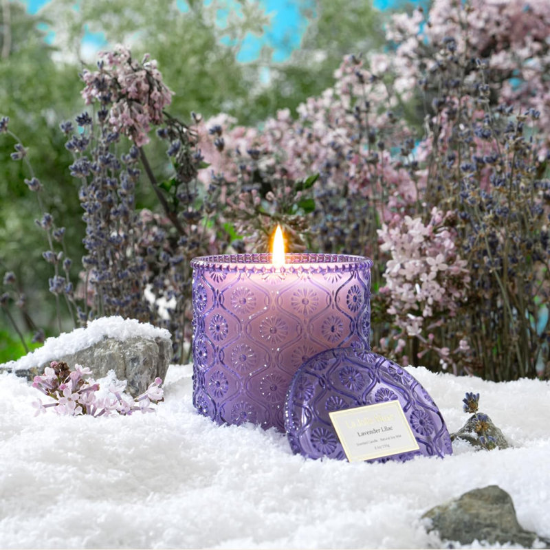 Lavender Scented Jar Candle