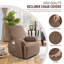 Wald Stretch Recliner Sofa Slipcovers Recliner Chair Covers With Pockets-1356209212