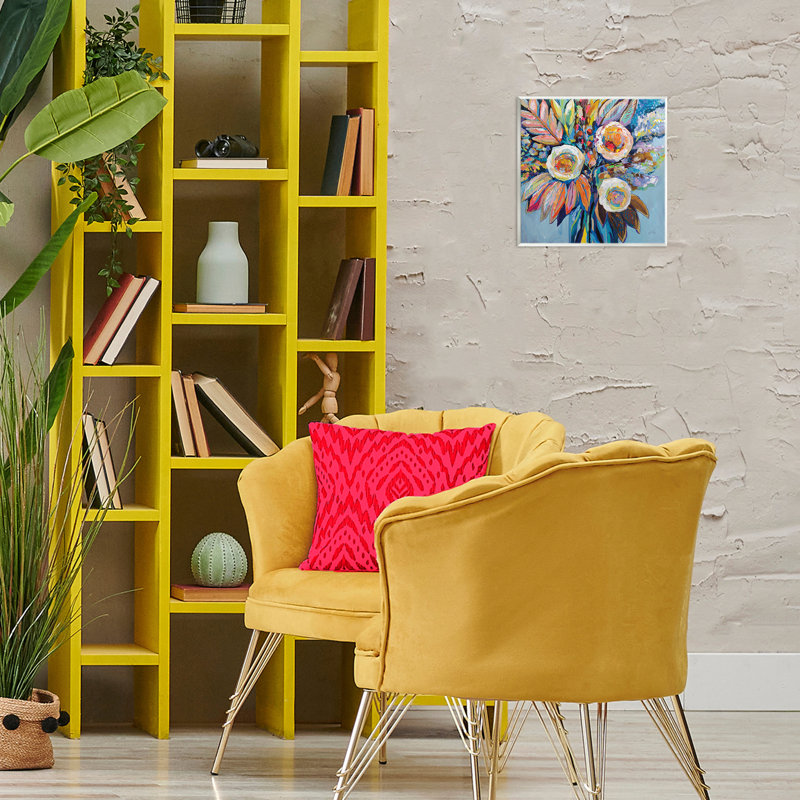 «Wonderment Bold Bouquet», art mural sur bois par Jeanette Vertentes