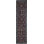 Hand-Knotted High-Quality Red and Black Runner