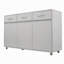 Table d'appoint Three Doors - Gris