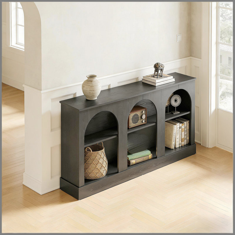 Table d'entrée, table d'appoint, console moderne, Noir