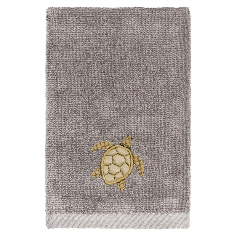  100% Turkish Cotton Fingertip Towel, Charcoal