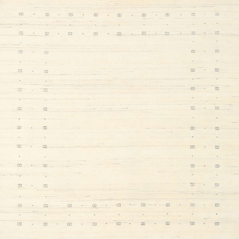 Tapis abstrait crème, Carré 4 pi