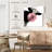 Bubble Gum Cow Canvas Print-92519170