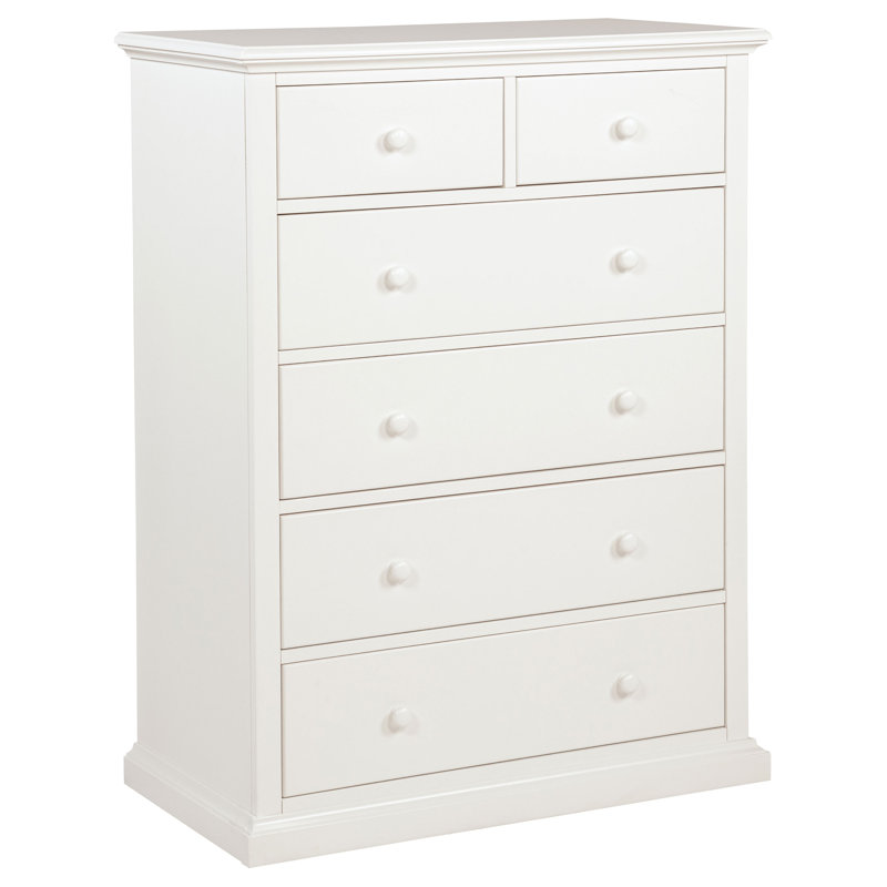 Commode 6 tiroirs Sumerlin, Blanc