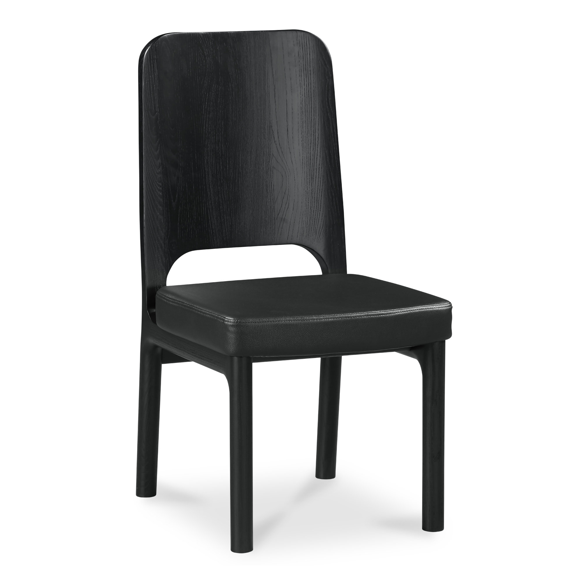 Gwelda Dining Chair - Set Of Two, Black, Matte Black