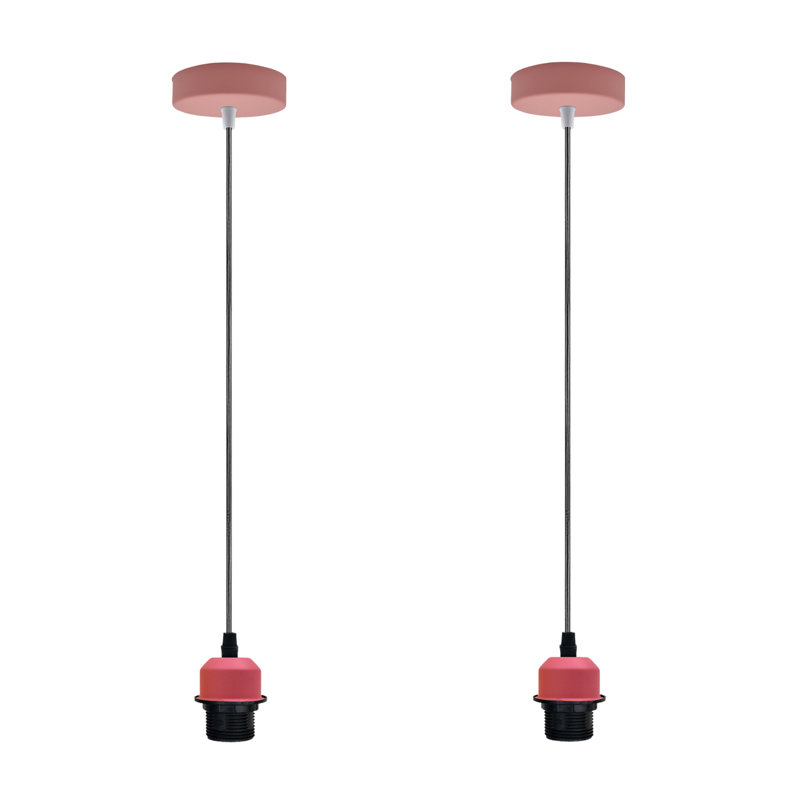 Bastow 2 - Light Single Pendant, No, Pink