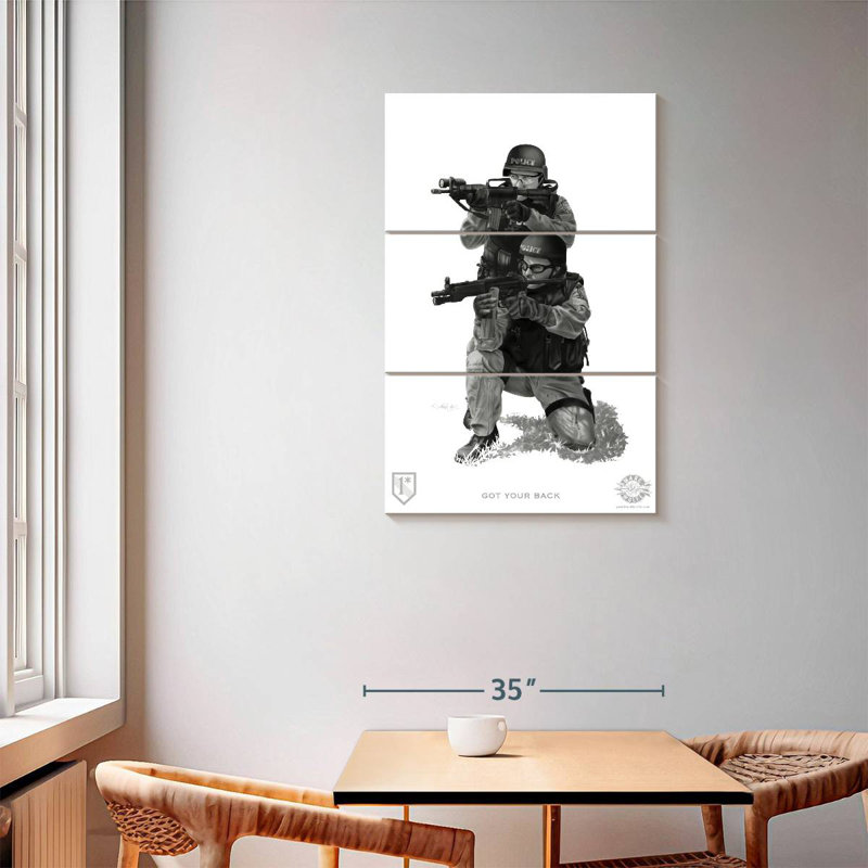 Got Your Back, 57" H x 36" W