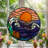 7.8"H Ocean Sunset Stained Glass Window Panel-1000216455