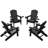  Outdoor HDPE Foldable Adirondack Chair Set-1965919361