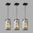 Modern Crystal Pendant Light - 3 Pack-1183588833