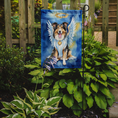 Collie, mon ange, drapeau de jardin