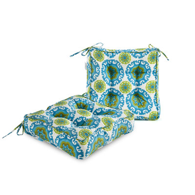 Coussins de siège d'extérieur à motif floral