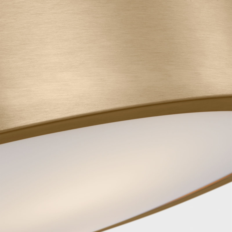 Grand plafonnier Albee de Génération Lighting , Laiton satiné