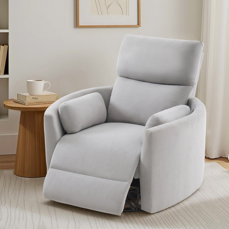 Fauteuil inclinable électrique à bascule, Lin gris