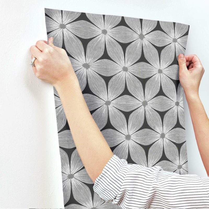 Papier peint Everlast, Noir / argent