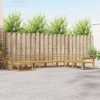 410cm Wide Patio Sectional Set