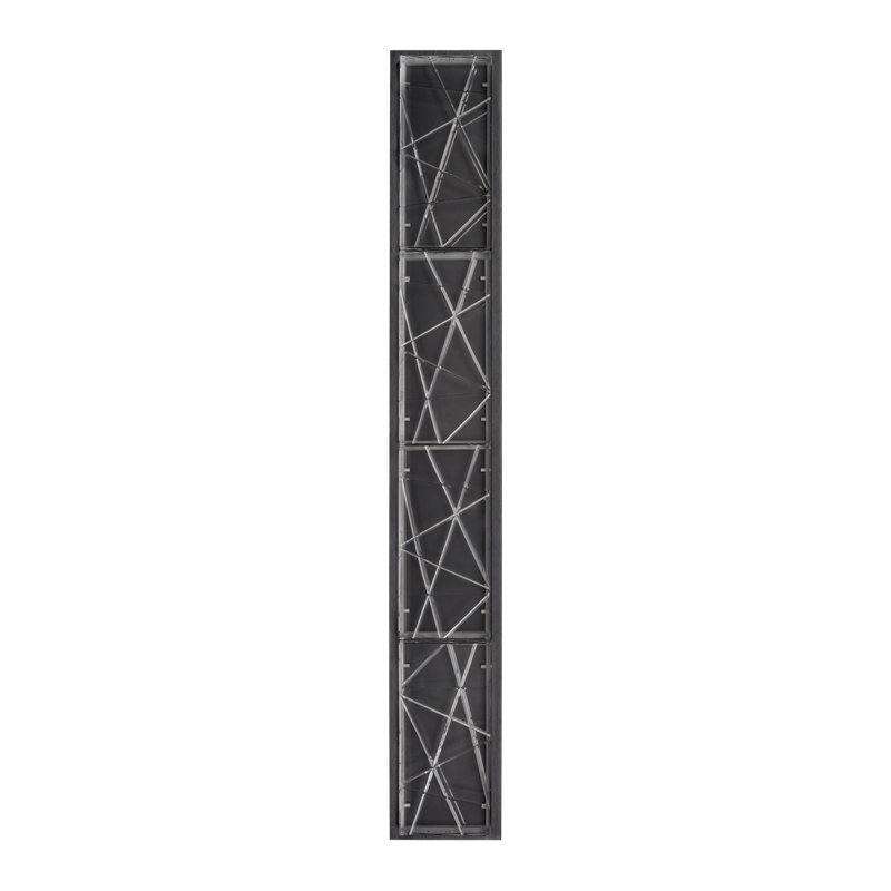 Éclairage pour meuble-lavabo à 2 lumières DEL à intensité variable Lucus, Noir brossé satiné