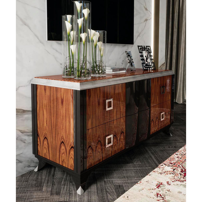 Commode double 4 tiroirs