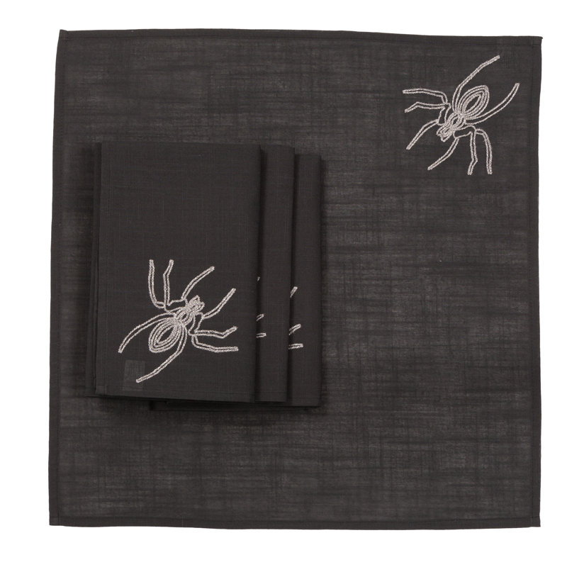 Serviette Harley Spider Web 20 ", Noir
