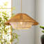 Lustre moderne en rotin 19,68 po-466338464