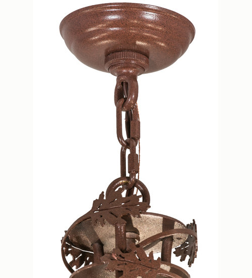 Rustic Lodge 11 - Light Glass Chandelier