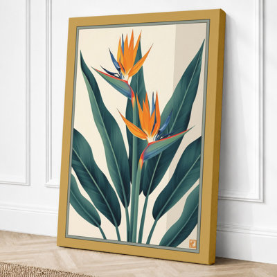 Tropical Bloom Botanical - Wrapped Canvas