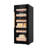 Afidano 1200 Count Cigar Humidor Cabinet Exterior in Steel, Temperature and Humidity Control with Touch Panel