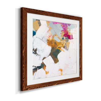 «I See You Diptych II», reproduction encadrée de qualité supérieure - prête à être accrochée