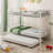 Aafke Twin-Over-Twin Bunk Bed with Trundle,Metal Trundle- W/Safety Rail and Ladder-1644816241