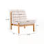 Fauteuil d'appoint Fluffy avec structure en bois massif-1627432192