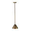 Luminaire suspendu 1 lumière à cône simple