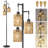 68" Dimmable Tree Floor Lamp With 3 LED Bulbs, Boho Industrial Style Standing Lighting For Living Room, Bedroom, Office