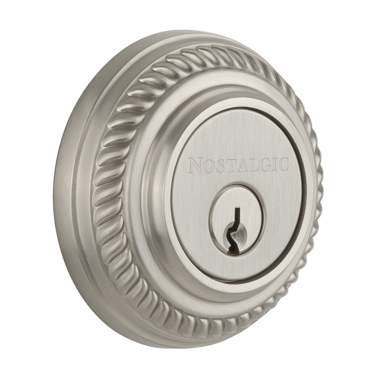 Nostalgic Warehouse Rope Rosette Double Cylinder Deadbolt