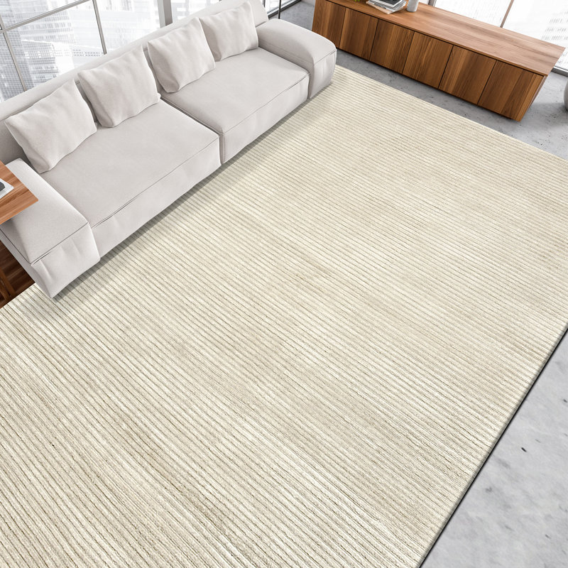 Tapis noué à la main en perle, Rectangle 9 pi x 12 pi