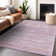 Machine Washable Indoor/Outdoor Claudian ACN1239 Mauve Rug
