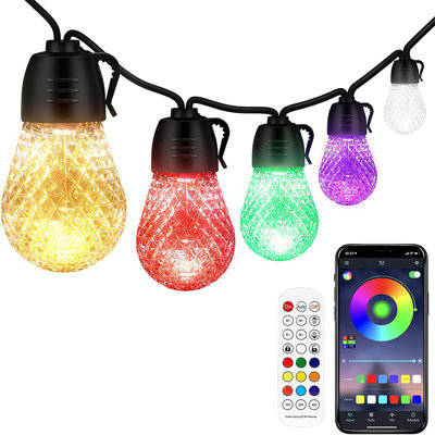 Kayedon 15 - Bulb 9.06'' Plug-in LED Fairy String Light
