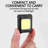 Bicycle Headlight Mini USB Rechargeable Outdoor Night Riding Strong Light Flashlight Bungee Riding  Tail Light