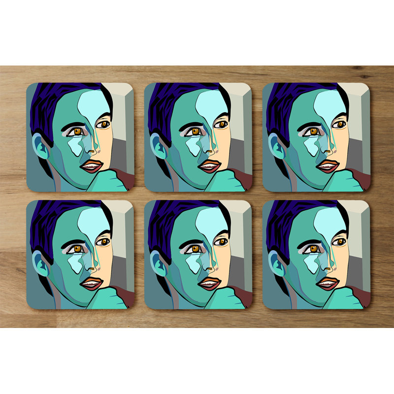 Dross Square 6 Piece Coaster Set